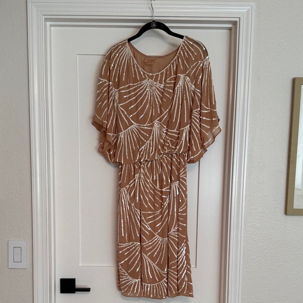 Gorgeous Nude Women's Midi Dress